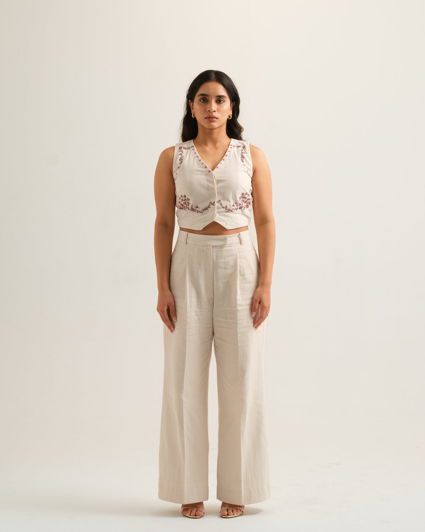 Adira Vest + Pleated Trousers