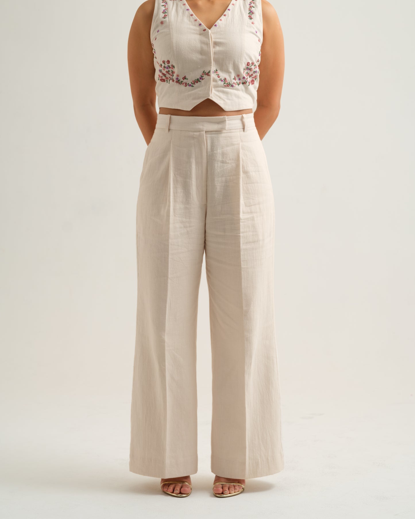 Adira Vest + Pleated Trousers