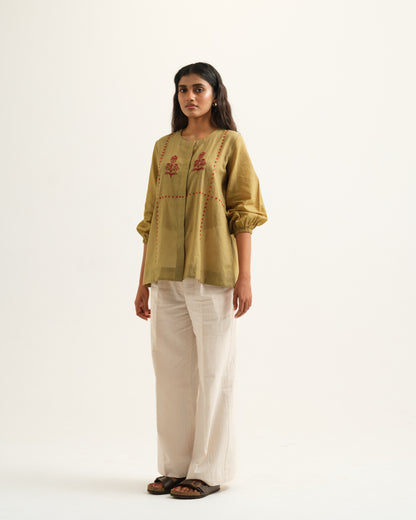 Lea Embroidered Top