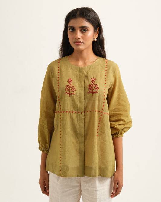 Lea Embroidered Top